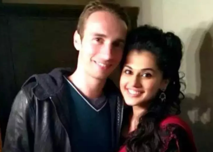 Taapsee Pannu with her Boyfriend